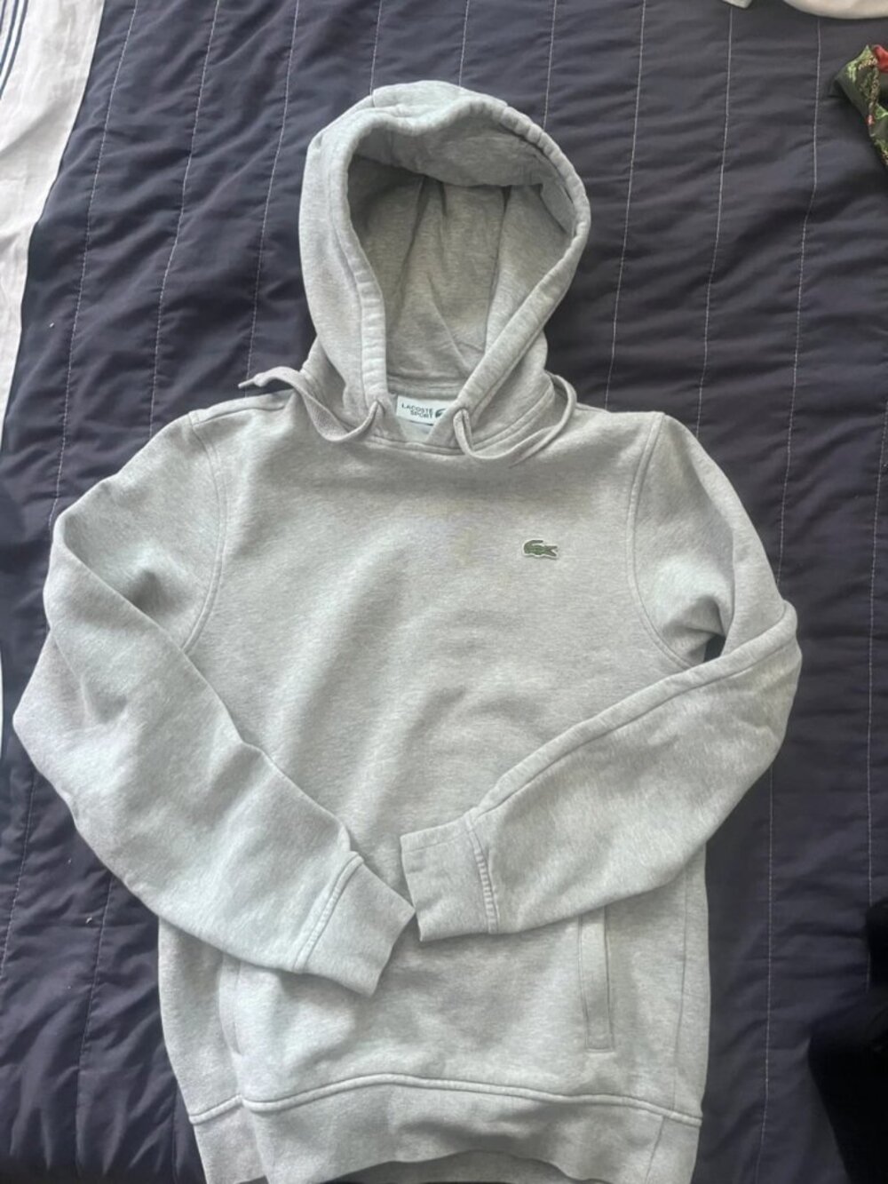 Minimalist gray sweatshirt, size XS